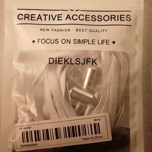 NWT Shoelaces No Tie Tie-less Tieless No Lace Shoe Lace Tennis Shoes Sneakers WH